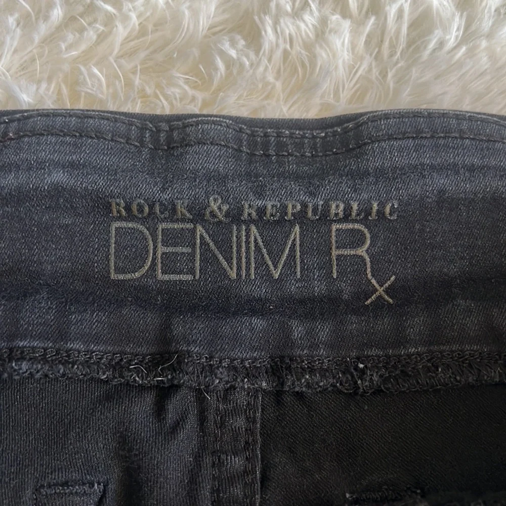 Rock & Republic Denim Rx Leggings | Black | A13 - Picture 5 of 9